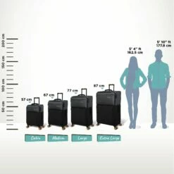 Duo-Tone - Medium (Pewter & Black) -UK Suitcase Sales 2024 Duo Tone Black Relative Size 9b18a4d3 eaa9 4f19 9726 ba4526114325