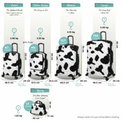 IT Luggage Indulging - Medium Plus (Moo Cow Print) -UK Suitcase Sales 2024 Indulging Moo full set dims weights ef9f71c1 8b44 4a92 ab24 33101be83761