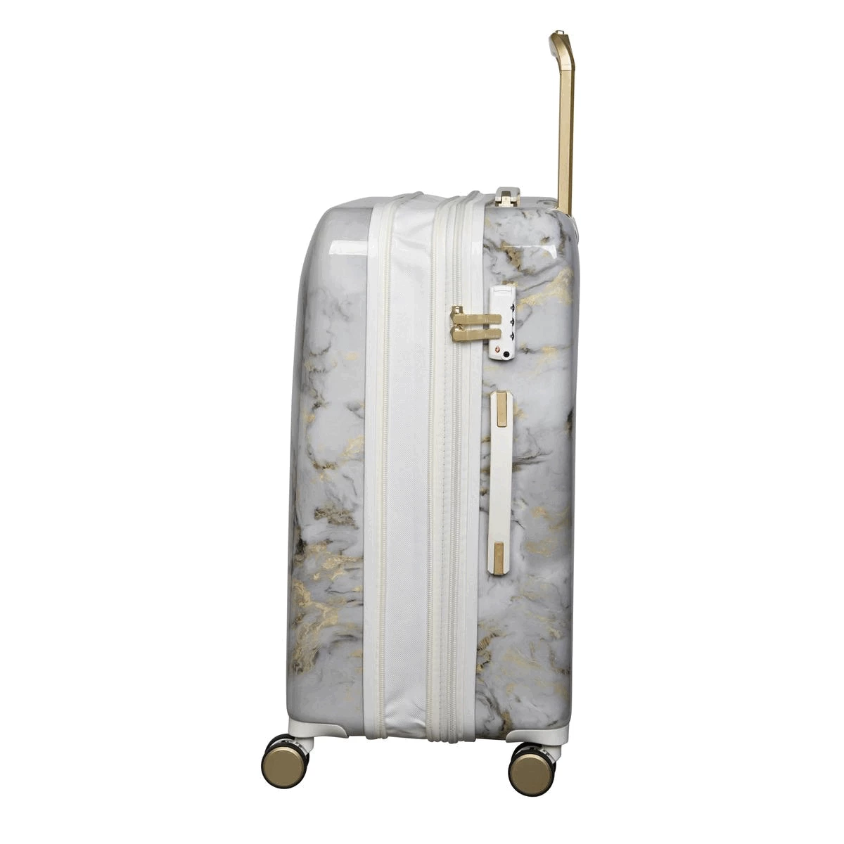 IT Luggage Sheen - 4pc Set (Gold Greyscale Marble) 5 IT Luggage Sheen - 4pc Set (Gold Greyscale Marble) - Image 3