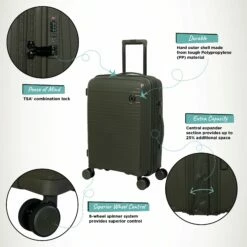 IT Luggage Spontaneous - Cabin (Olive Night) 18 IT Luggage Spontaneous - Cabin (Olive Night) -UK Suitcase Sales 2024 Spontaneous Cabin Olive Infographic