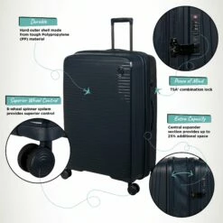 IT Luggage Spontaneous - Large (Blueberry) -UK Suitcase Sales 2024 Spontaneous Large Blueberry Infographic f4e81eae 7ca2 4d27 a907 57b9a9502427