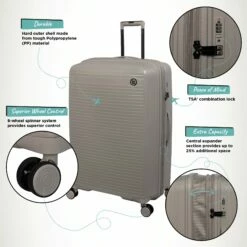 IT Luggage Spontaneous II - 3pc Set (Feather Grey) -UK Suitcase Sales 2024 Spontaneous Large Feather Infographic 0e9c0348 3722 4370 bfab 6f8d2f30dfcb