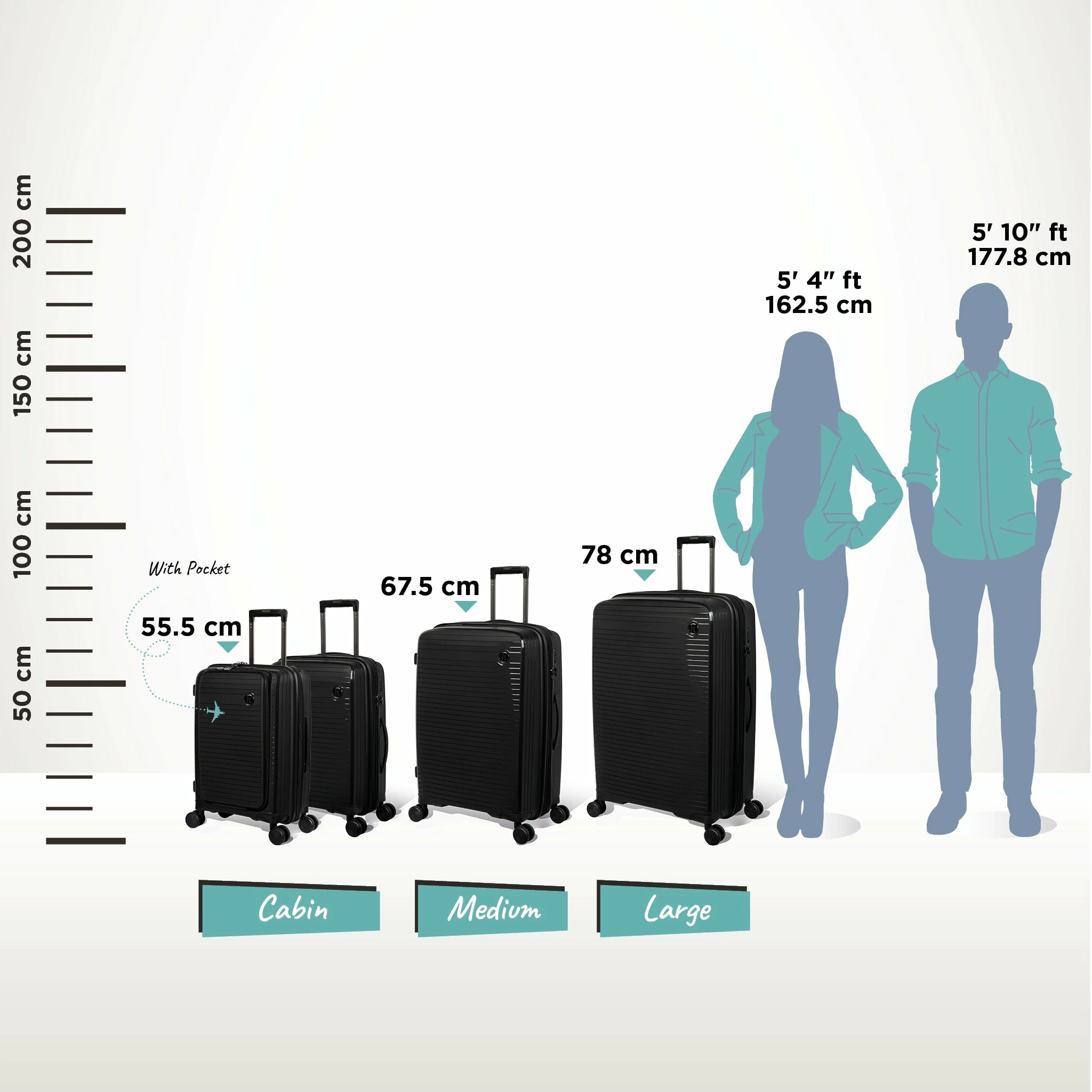 IT Luggage Spontaneous - Medium Plus (Black) 13 IT Luggage Spontaneous - Medium Plus (Black) - Image 11