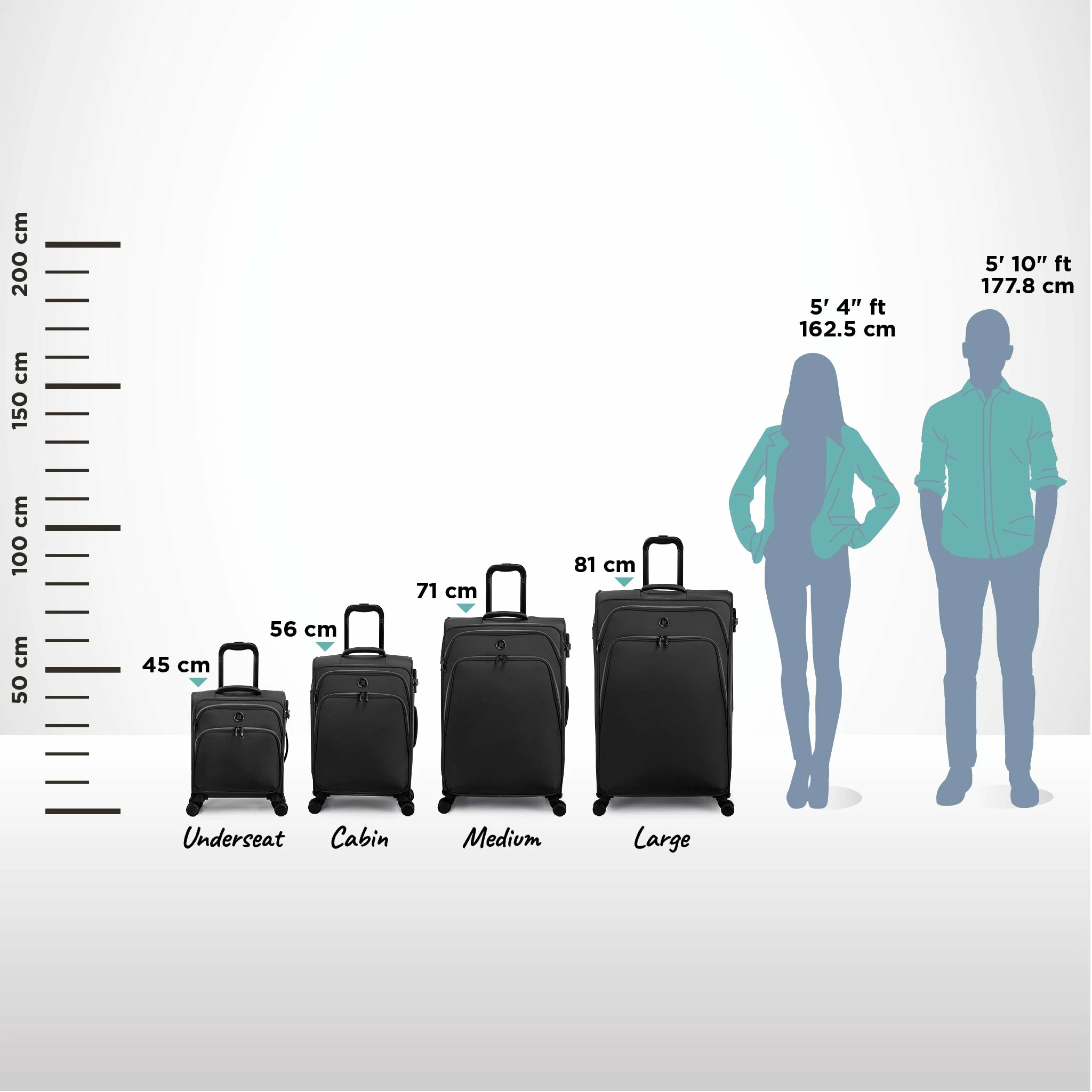 IT Luggage Trinary - Large (Black) 13 IT Luggage Trinary - Large (Black) - Image 11