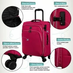 IT Luggage Trinary - Cabin (Viva Magenta) -UK Suitcase Sales 2024 Website Infographic Trinary cabin Magenta 3824b1b3 4c29 42f6 8ca9 6b27f7a5b1e4